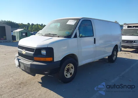 2014 Chevrolet Express 2500 Work Van из США, поврежденный, VIN 1GCWGFCAXE1207557